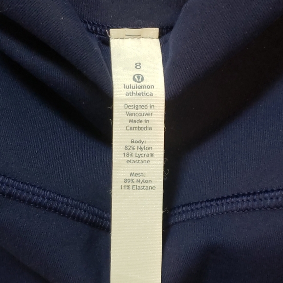 Lululemon Criss Cross Mesh Pants - Picture 4 of 5